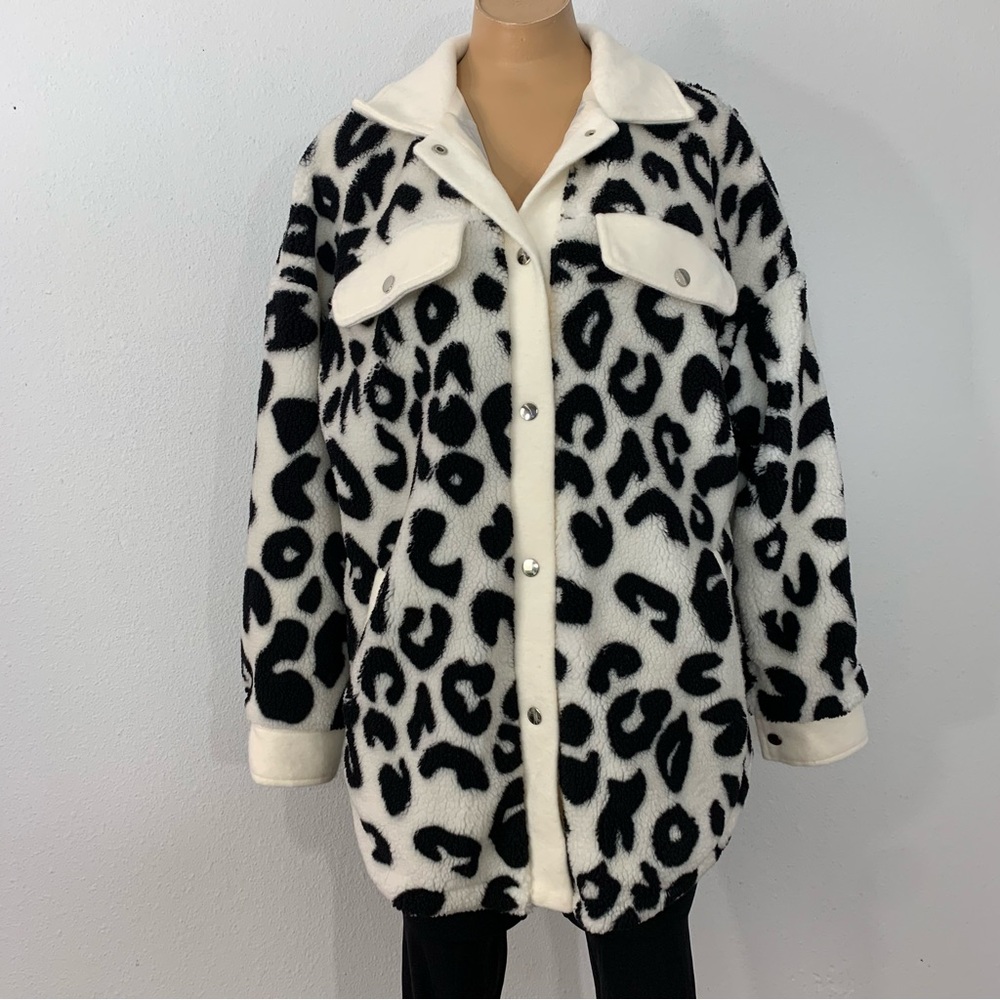 Leopard Shacket Jacket Size Medium